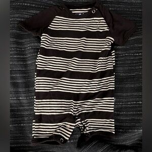 Kickee Pants one piece short bamboo romper.